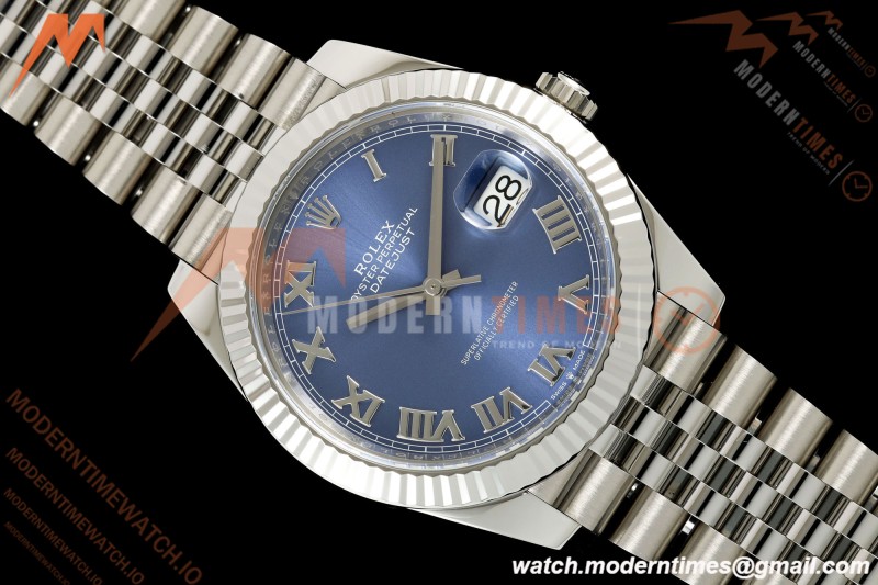 Rolex - Datejust 126334 41mm Jub Flt 904L SS/SS Blu/Rmn VF DD3235