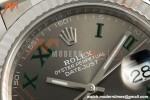 Rolex - Datejust 126334 41mm Wimbledon Oys Flt 904L SS/SS Grey/Rmn VF DD3235