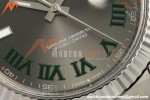 Rolex - Datejust 126334 41mm Wimbledon Oys Flt 904L SS/SS Grey/Rmn VF DD3235