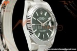 Rolex - Datejust 126334 41mm Oys Flt 904L SS/SS Mint Green VF DD3235