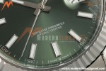 Rolex - Datejust 126334 41mm Oys Flt 904L SS/SS Mint Green VF DD3235