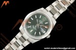 Rolex - Datejust 126334 41mm Oys Flt 904L SS/SS Mint Green VF DD3235