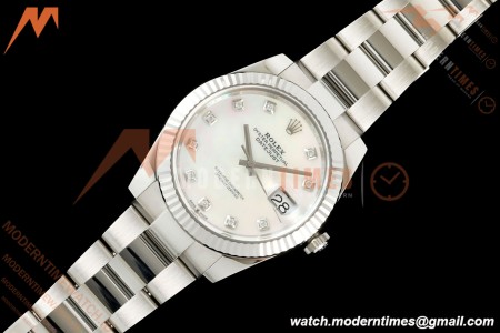 Rolex - Datejust 126334 41mm Oys Flt 904L SS/SS W-MOP/DIA VF DD3235