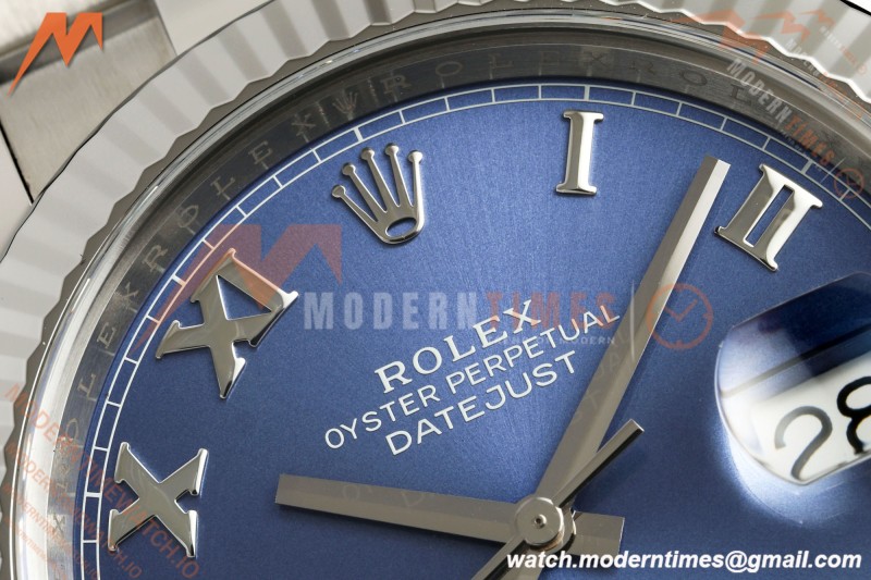 Rolex - Datejust 126334 41mm Oys Flt 904L SS/SS Blu/Rmn VF DD3235