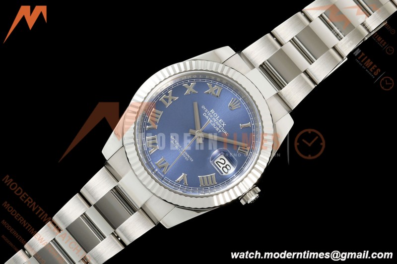 Rolex - Datejust 126334 41mm Oys Flt 904L SS/SS Blu/Rmn VF DD3235