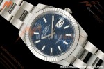 Rolex - Datejust 126334 41mm Oys Flt 904L SS/SS F-Blu/Stk VF DD3235