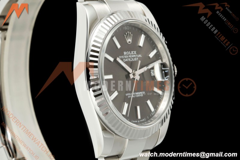 Rolex - Datejust 126334 41mm Oys Flt 904L SS/SS Grey VF DD3235