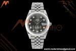 Rolex - Datejust 126334 41mm Jub Flt 904L SS/SS Gray/Dia Clean Plus DD3235 | 롤렉스 - 데이트저스트 126334 41mm 주빌리 브레이슬릿 904L 스테인리스 스틸/스테인리스 스틸 그레이 다이얼/다이아몬드 클린 플러스 DD3235 무브먼트