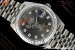 Rolex - Datejust 126334 41mm Jub Flt 904L SS/SS Gray/Dia Clean Plus DD3235 | 롤렉스 - 데이트저스트 126334 41mm 주빌리 브레이슬릿 904L 스테인리스 스틸/스테인리스 스틸 그레이 다이얼/다이아몬드 클린 플러스 DD3235 무브먼트