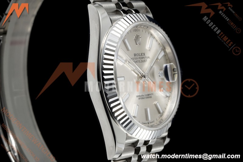 Rolex - Datejust 126334 41mm Jub Flt 904L SS/SS Silv/Stk Clean Plus DD3235 | 롤렉스 데이트저스트 126334 41mm 주빌리 브레이슬릿 904L 스테인리스 스틸/실버 다이얼 클린 팩토리 DD3235 무브먼트