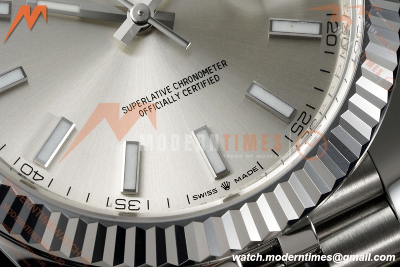Rolex - Datejust 126334 41mm Jub Flt 904L SS/SS Silv/Stk Clean Plus DD3235 | 롤렉스 데이트저스트 126334 41mm 주빌리 브레이슬릿 904L 스테인리스 스틸/실버 다이얼 클린 팩토리 DD3235 무브먼트