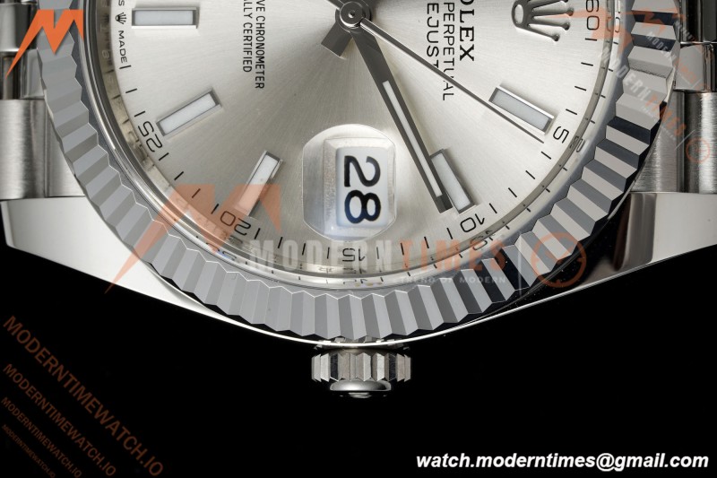 Rolex - Datejust 126334 41mm Jub Flt 904L SS/SS Silv/Stk Clean Plus DD3235 | 롤렉스 데이트저스트 126334 41mm 주빌리 브레이슬릿 904L 스테인리스 스틸/실버 다이얼 클린 팩토리 DD3235 무브먼트