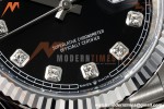 Rolex - Datejust 126234 36mm Jub Flt 904L SS/SS Blk/Dia Clean Plus DD3235 | 롤렉스 데이트저스트 126234 36mm 주빌리 브레이슬릿 플루티드 베젤 904L 스테인리스 스틸 블랙 다이얼 다이아몬드 인덱스 클린 팩토리 DD3235 무브먼트