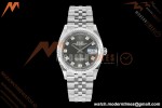 Rolex - Datejust 126234 36mm Jub Flt 904L SS/SS Gry/Dia Clean Plus DD3235