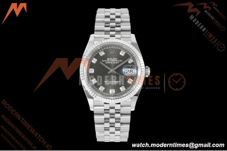 Rolex - Datejust 126234 36mm Jub Flt 904L SS/SS Gry/Dia Clean Plus DD3235