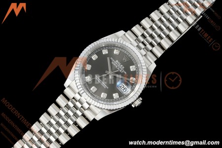 Rolex - Datejust 126234 36mm Jub Flt 904L SS/SS Gry/Dia Clean Plus DD3235