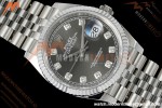 Rolex - Datejust 126234 36mm Jub Flt 904L SS/SS Gry/Dia Clean Plus DD3235
