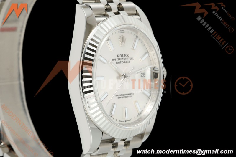 Rolex - Datejust 126334 41mm Jub Flt 904L SS/SS Silv/Stk ARF DD3235