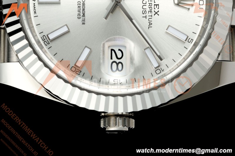 Rolex - Datejust 126334 41mm Jub Flt 904L SS/SS Silv/Stk ARF DD3235