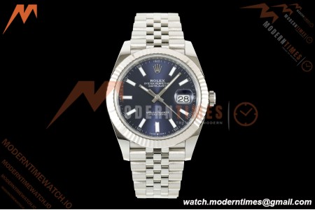 Rolex - Datejust 126334 41mm Jub Flt 904L SS/SS Blu/Stk ARF DD3235