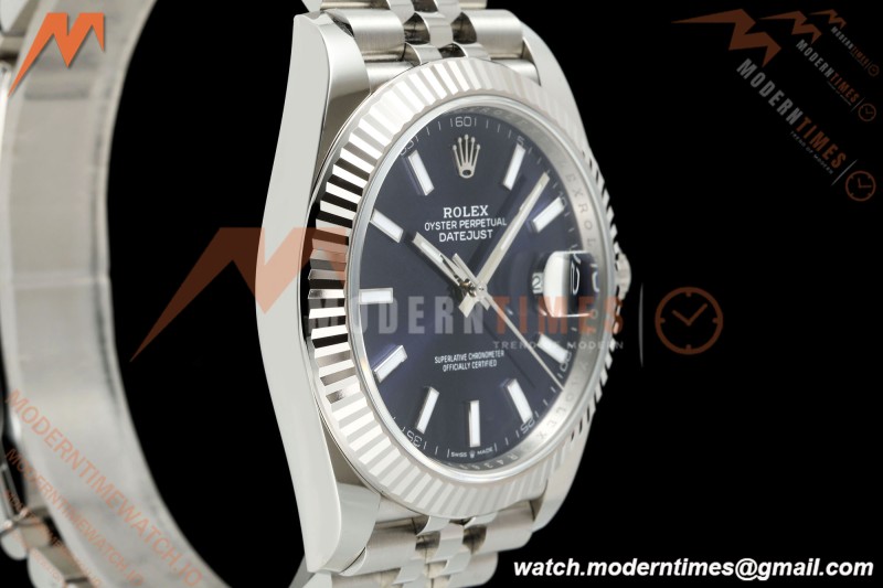 Rolex - Datejust 126334 41mm Jub Flt 904L SS/SS Blu/Stk SCF VR3235