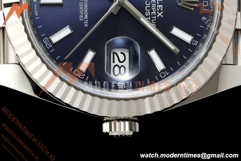 Rolex - Datejust 126334 41mm Jub Flt 904L SS/SS Blu/Stk SCF VR3235