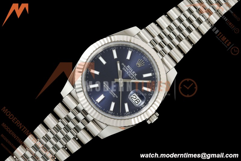 Rolex - Datejust 126334 41mm Jub Flt 904L SS/SS Blu/Stk SCF VR3235