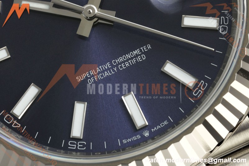 Rolex - Datejust 126334 41mm Jub Flt 904L SS/SS Blu/Stk SCF VR3235