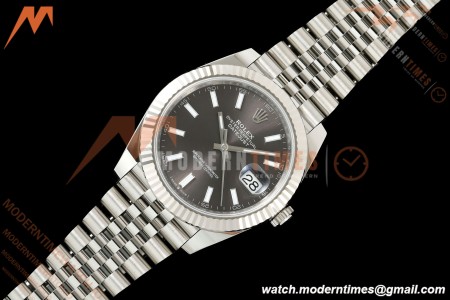 Rolex - Datejust 126334 41mm Jub Flt 904L SS/SS Gray/Stk ARF DD3235