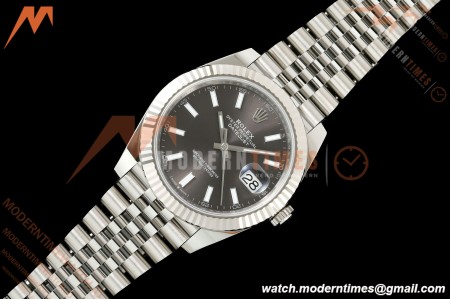 Rolex - Datejust 126334 41mm Jub Flt 904L SS/SS Gray/Stk ARF DD3235