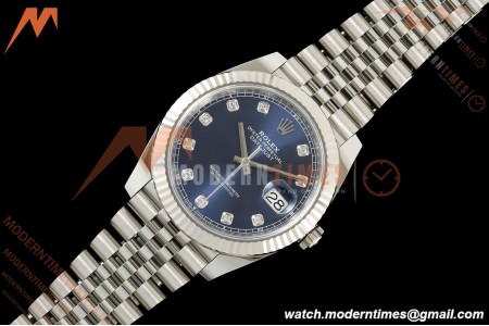 Rolex - Datejust 126334 41mm Jub Flt 904L SS/SS Blu/Dia ARF DD3235
