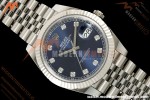Rolex - Datejust 126334 41mm Jub Flt 904L SS/SS Blu/Dia ARF DD3235 | 롤렉스 데이트저스트 41 Ref.126334 41mm, 쥬빌리 브레이슬릿, 플루티드 베젤, 904L 스테인리스 스틸, 블루 다이얼 다이아몬드 인덱스, ARF, DD3235 무브먼트