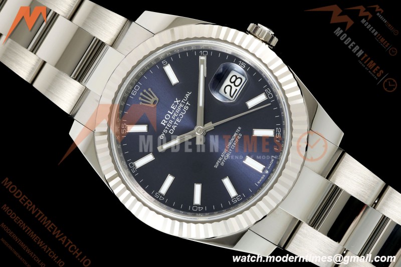 Rolex - Datejust 126334 41mm Oys Flt 904L SS/SS Blu/Stk ARF DD3235