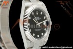 Rolex - Datejust 126334 41mm Oys Flt 904L SS/SS Blk/Dia ARF DD3235