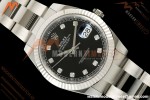 Rolex - Datejust 126334 41mm Oys Flt 904L SS/SS Blk/Dia ARF DD3235