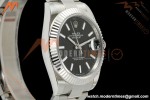 Rolex - Datejust 126334 41mm Oys Flt 904L SS/SS Blk/Stk ARF DD3235