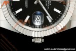 Rolex - Datejust 126334 41mm Oys Flt 904L SS/SS Blk/Stk ARF DD3235