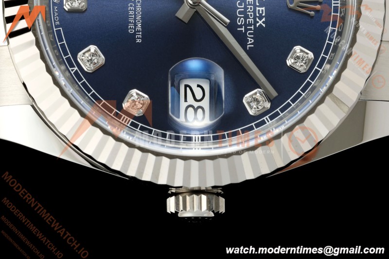 Rolex - Datejust 126334 41mm Oys Flt 904L SS/SS Blu/Dia ARF DD3235