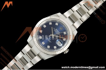 Rolex - Datejust 126334 41mm Oys Flt 904L SS/SS Blu/Dia ARF DD3235