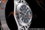 Rolex - Datejust 126334 41mm Jub Flt 904L SS/SS Blk/Stk VF DD3235