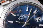 Rolex - Datejust 126334 41mm Jub Flt 904L SS/SS Blue/Stk VF DD3235