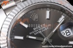 Rolex - Datejust 126334 41mm Jub Flt 904L SS/SS Grey/Stk VF DD3235