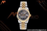 Rolex - Datejust 126233 36mm Jub Flt 904L YG/SS Grey/Rmn Wimbledon Dial QF SH3235