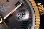 Rolex - Datejust 126233 36mm Jub Flt 904L YG/SS Grey/Rmn Wimbledon Dial QF SH3235