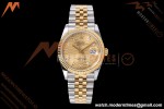 Rolex - Datejust 126233 36mm Jub Flt 904L YG/SS G-Wave/Dia QF SH3235