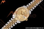 Rolex - Datejust 126233 36mm Jub Flt 904L YG/SS G-Wave/Dia QF SH3235