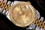 Rolex - Datejust 126233 36mm Jub Flt 904L YG/SS Gold/Dia QF SH3235