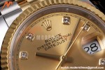 Rolex - Datejust 126233 36mm Jub Flt 904L YG/SS Gold/Dia QF SH3235