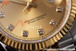 Rolex - Datejust 126233 36mm Jub Flt 904L YG/SS Gold/Dia QF SH3235