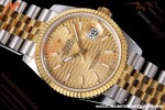 Rolex - Datejust 126233 36mm Jub Flt 904L YG/SS G-Wave/Stk QF SH3235